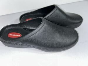 Okabashi Garden Rubber Black Clogs Women’s Size 6.5